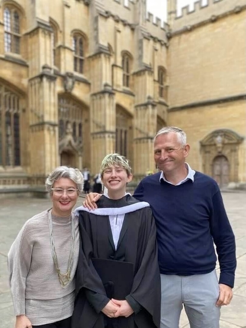 my eldest graduating from oxford first in spanish proud parents