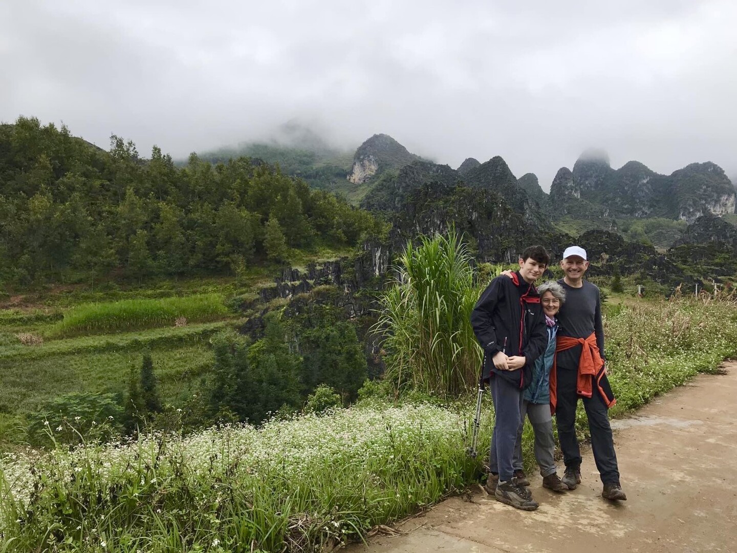 trekking around dong van in vietnam